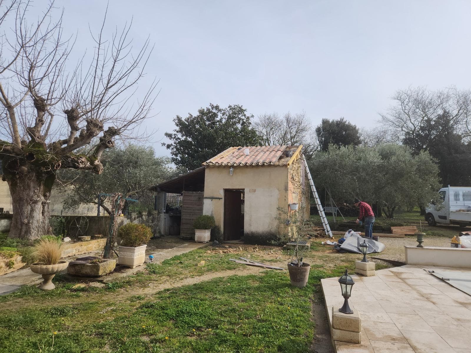 Réfection de Toiture d'un Cabanon en Pierre