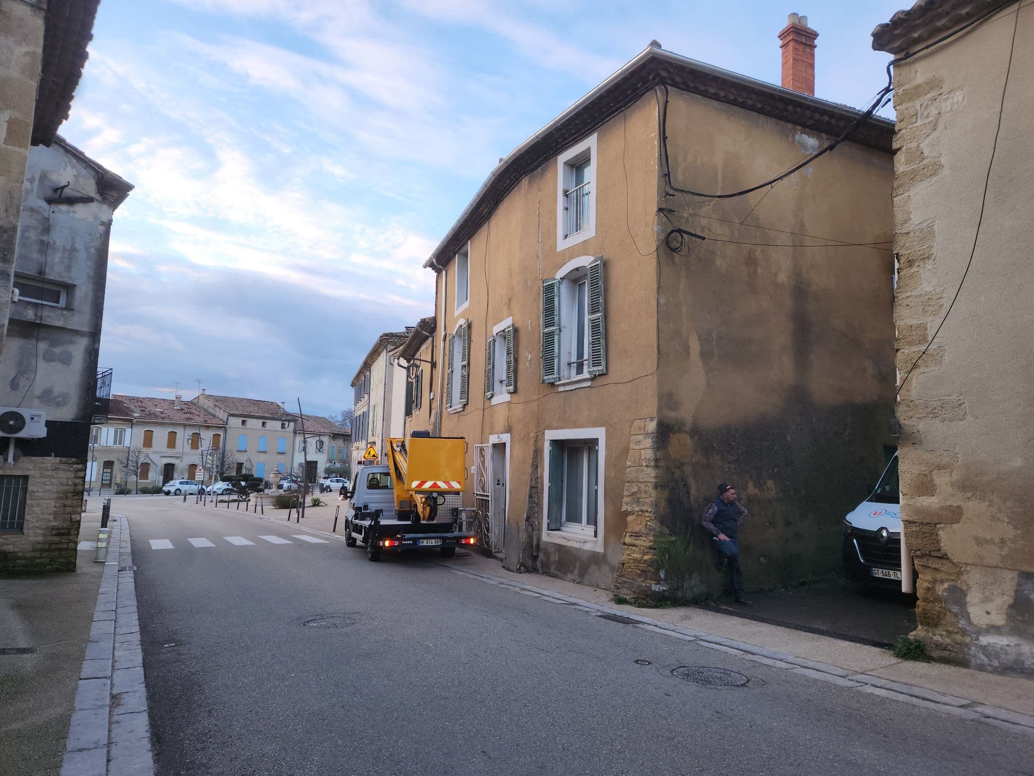 Pose de Gouttières en Centre-Ville